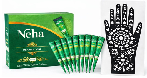 Neha henna cones tubes mehndi - cones,