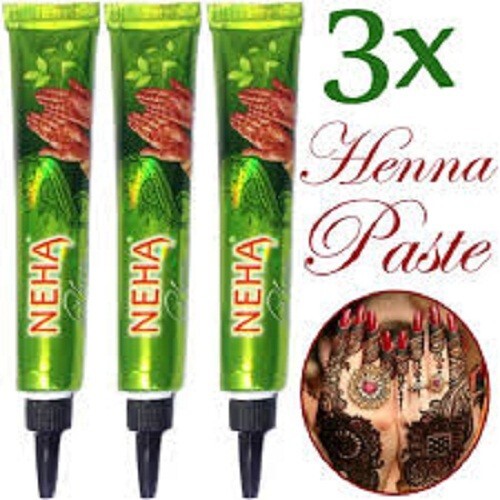 Red instant henna cones - instant,