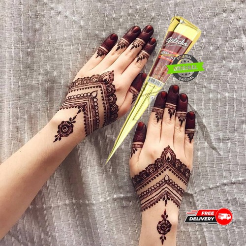 Instant maroon henna - maroon, tube