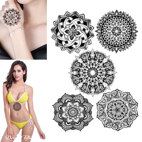 Temporary tattoo set mandala - tattoo,