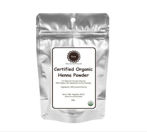 Organic certified henna - organic,
