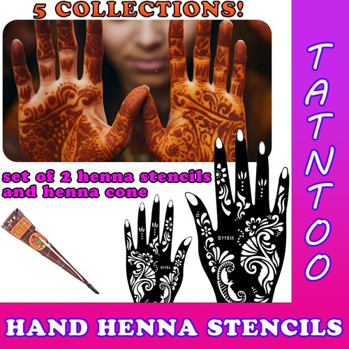 Traditional hands henna - hands,