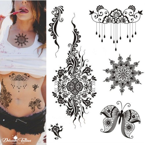 Henna temporary tattoo kit - henna,