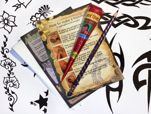 Henna tattoo kit with - with, amazing