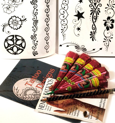 Henna extra large - extra, tattoo