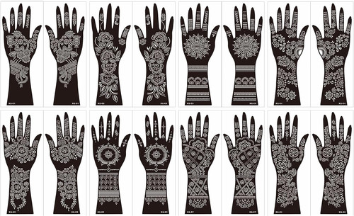 Henna tattoo stencil - tattoo,